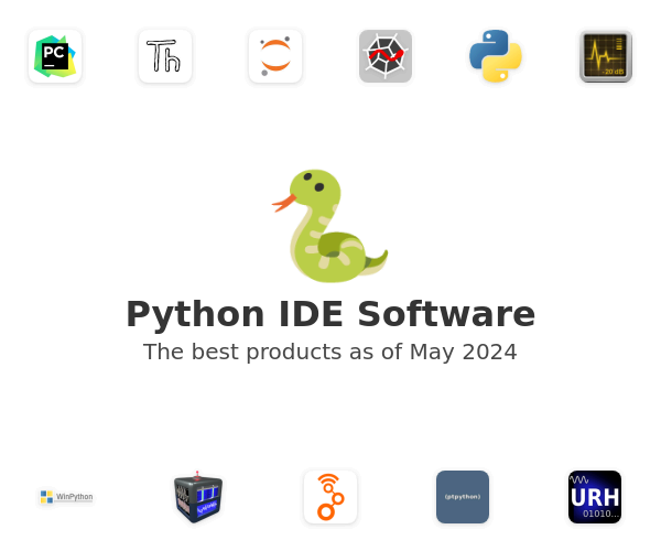 The best Python IDE products