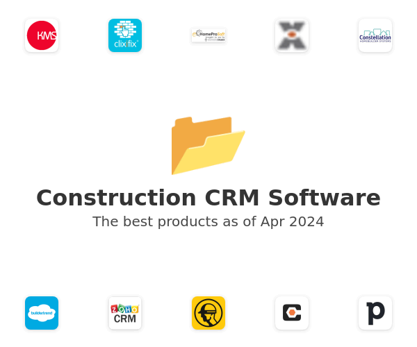 The best Construction CRM products