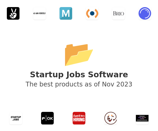 The best Startup Jobs products