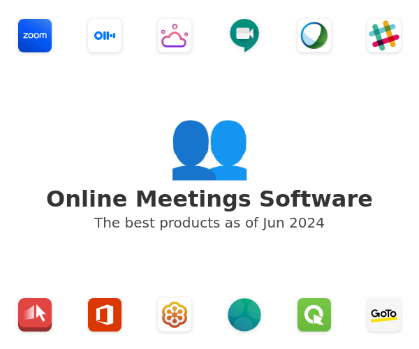 The best Online Meetings products