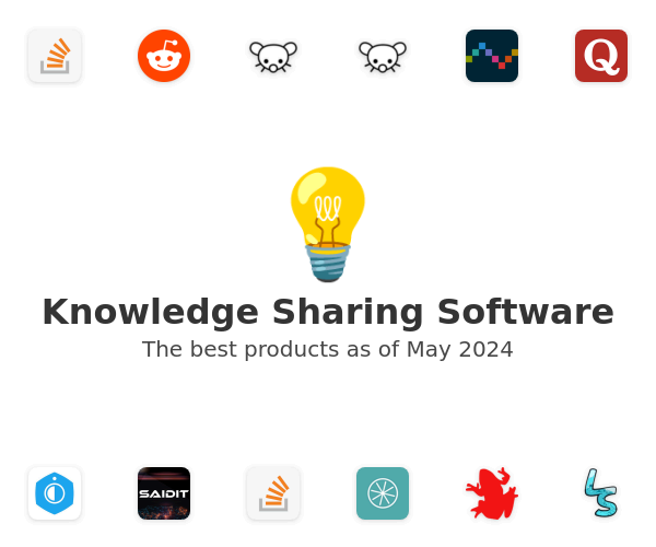 The best Knowledge Sharing products