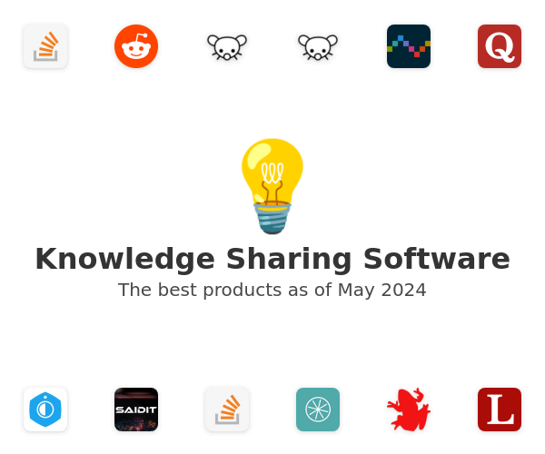 The best Knowledge Sharing products
