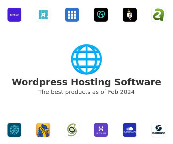 The best Wordpress Hosting products