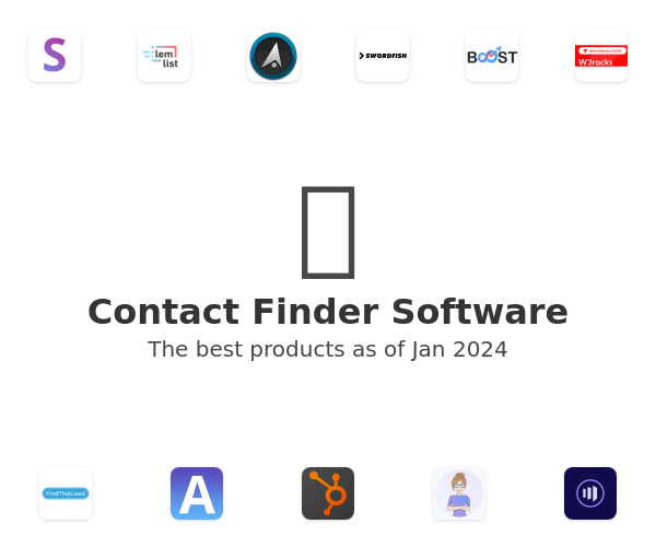 The best Contact Finder products