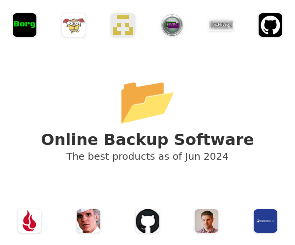 The best Online Backup products