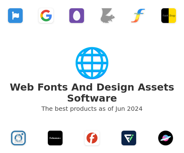 The best Web Fonts And Design Assets products