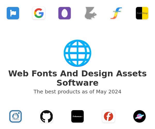 The best Web Fonts And Design Assets products