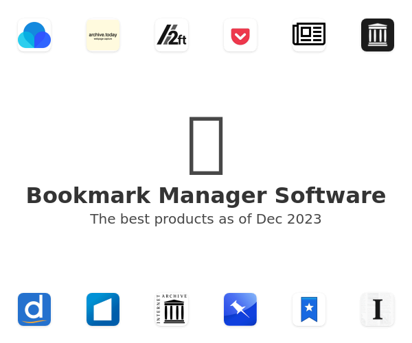 The best Bookmark Manager products