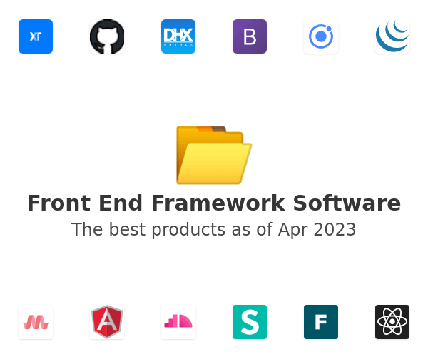 The best Front End Framework products