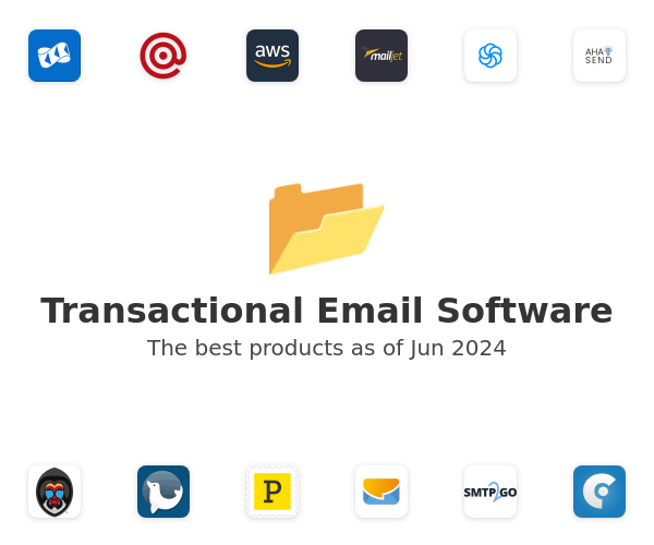 The best Transactional Email products