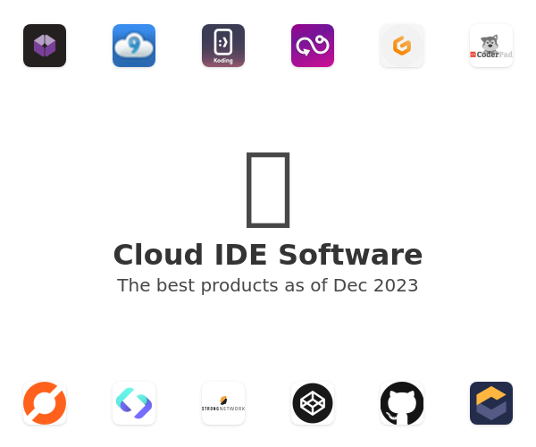 The best Cloud IDE products