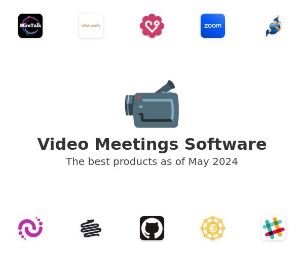 The best Video Meetings products