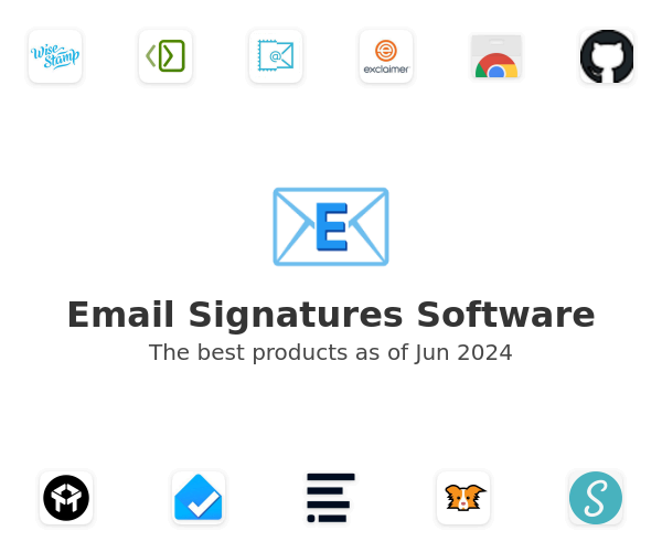 The best Email Signatures products