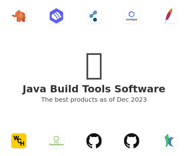 The best Java Build Tools products