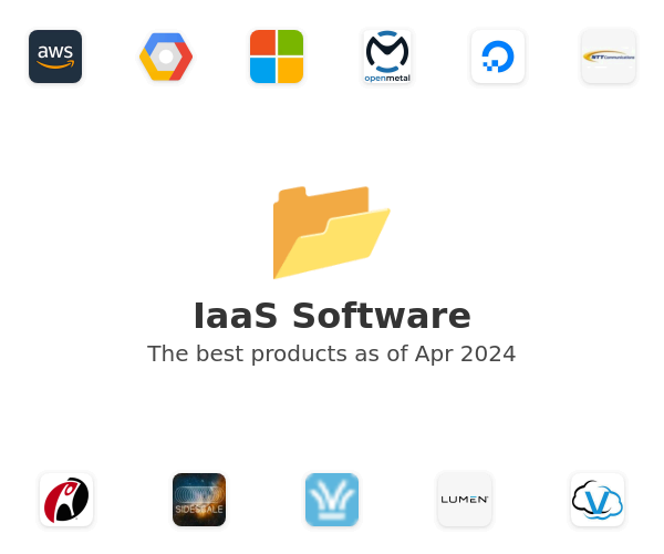 The best IaaS products