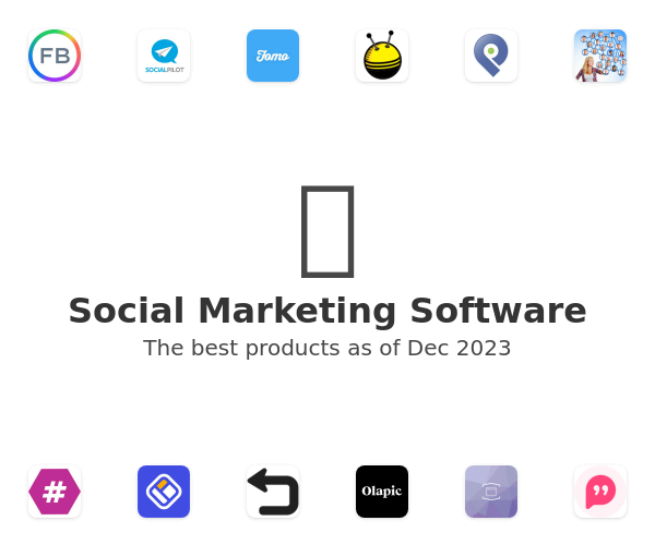 The best Social Marketing products