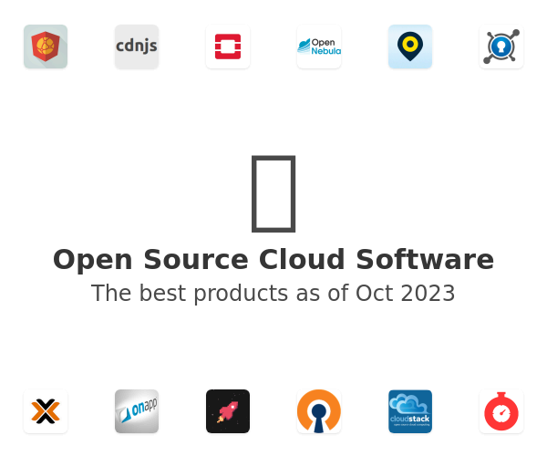 The best Open Source Cloud products