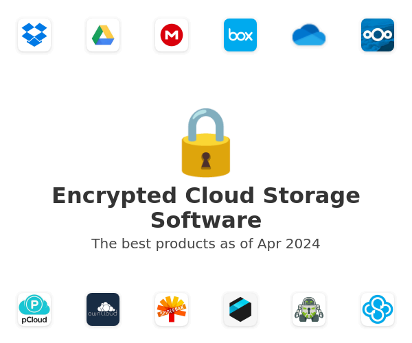 The best Encrypted Cloud Storage products