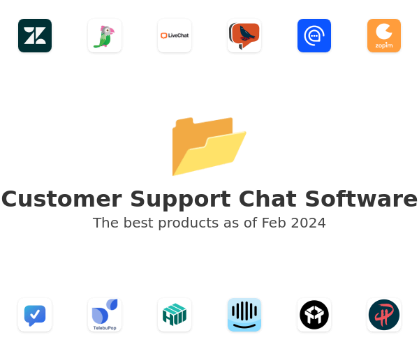 The best Customer Support Chat products