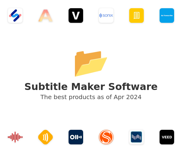 The best Subtitle Maker products