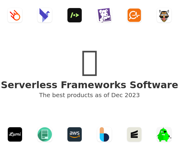 The best Serverless Frameworks products