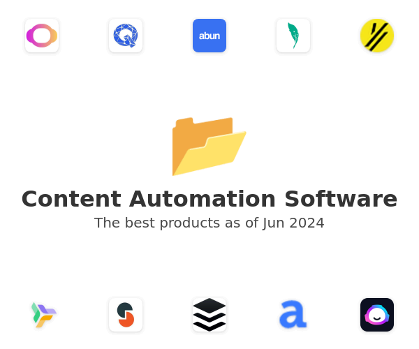 The best Content Automation products