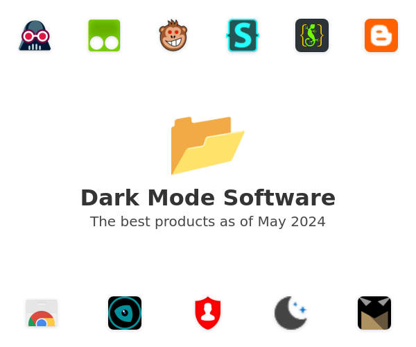 The best Dark Mode products