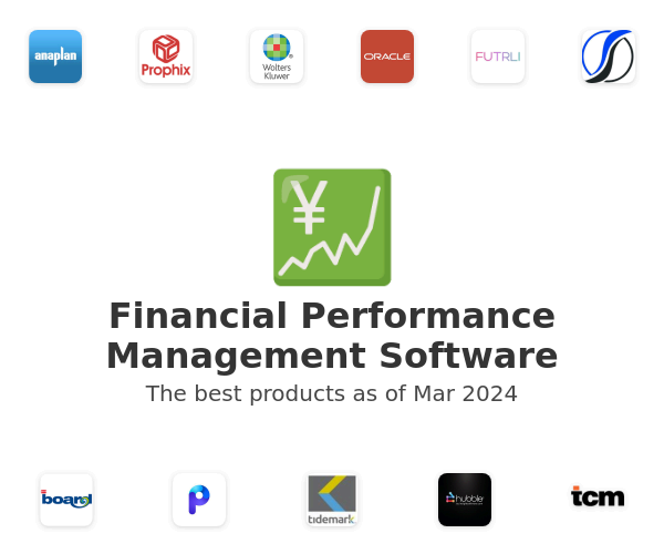 The best Financial Performance Management products