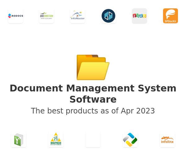 The best Document Management System products