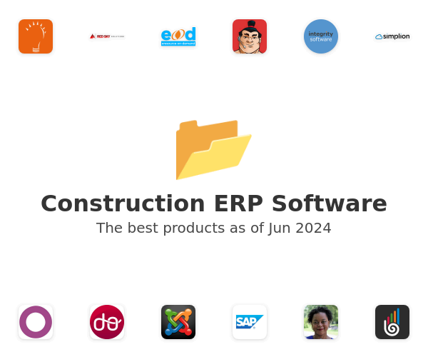 The best Construction ERP products