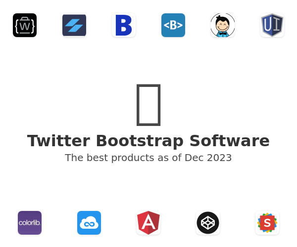 The best Twitter Bootstrap products