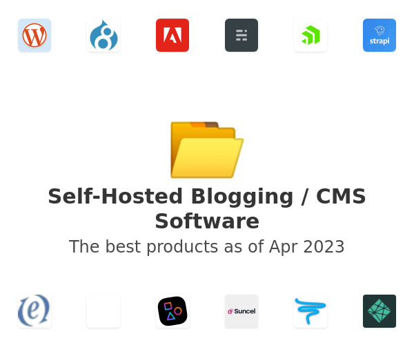 The best Self-Hosted Blogging / CMS products