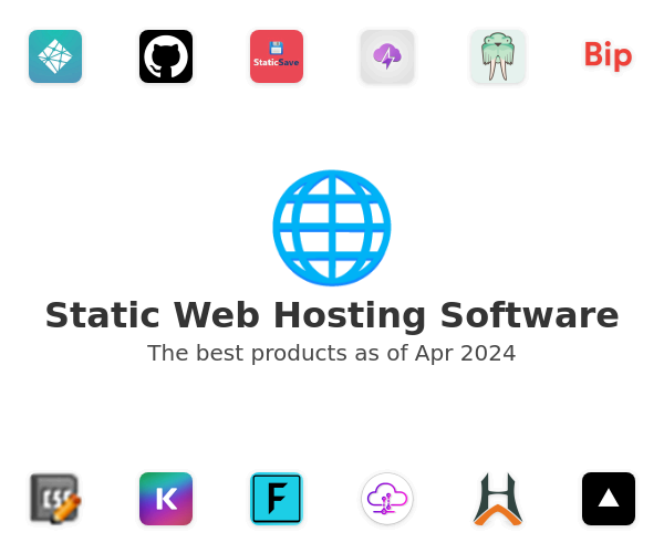 The best Static Web Hosting products