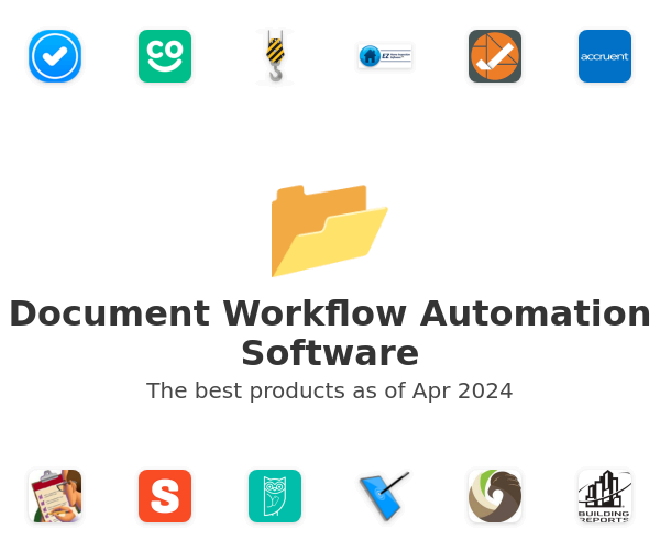 The best Document Workflow Automation products