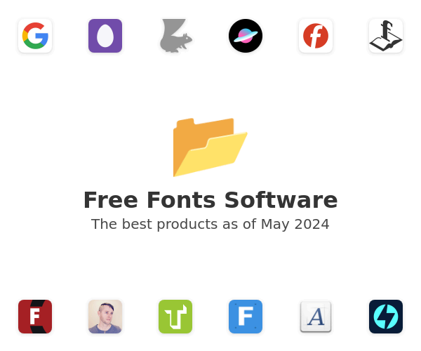 The best Free Fonts products