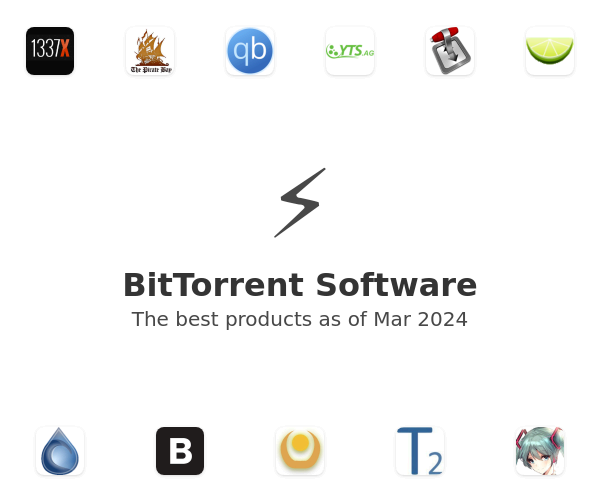 The best BitTorrent products