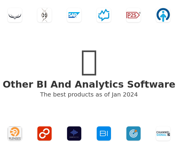 The best Other BI And Analytics products