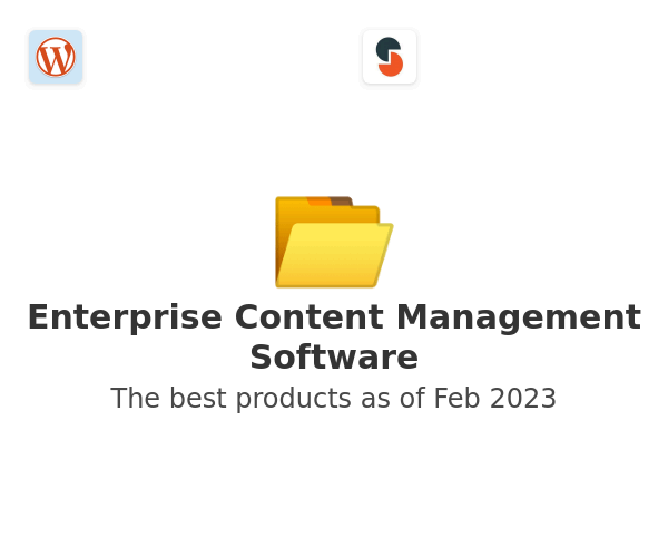 The best Enterprise Content Management products