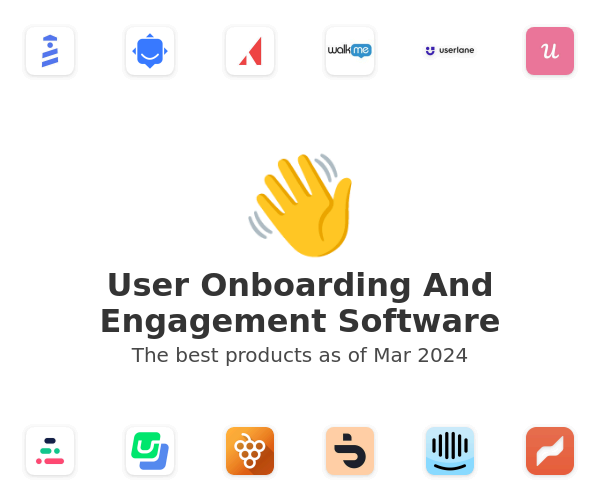 The best User Onboarding And Engagement products