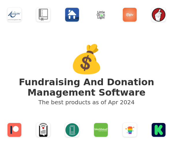 The best Fundraising And Donation Management products