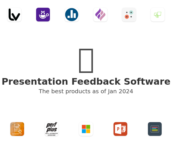 The best Presentation Feedback products