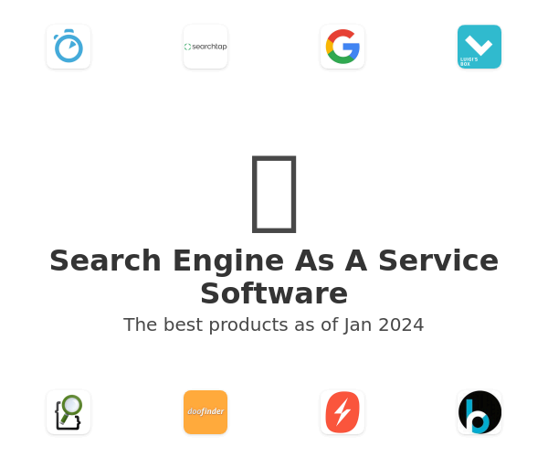 The best Search Engine As A Service products