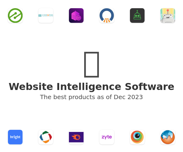 The best Website Intelligence products