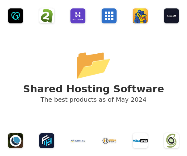 The best Shared Hosting products