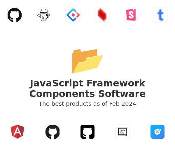 The best JavaScript Framework Components products