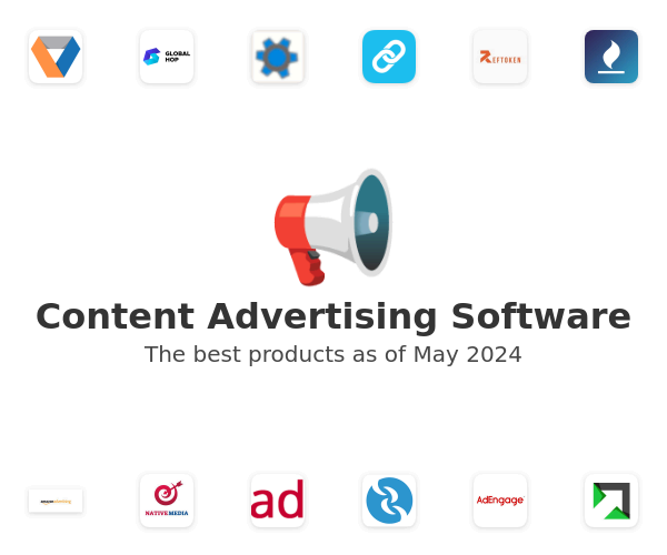 The best Content Advertising products