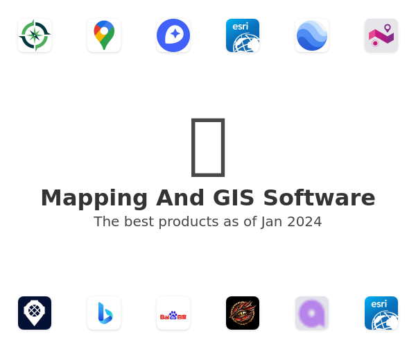 The best Mapping And GIS products