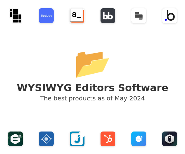 The best WYSIWYG Editors products