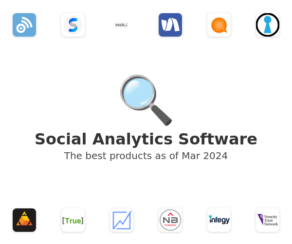 The best Social Analytics products