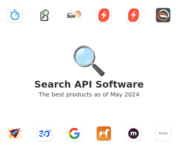 The best Search API products